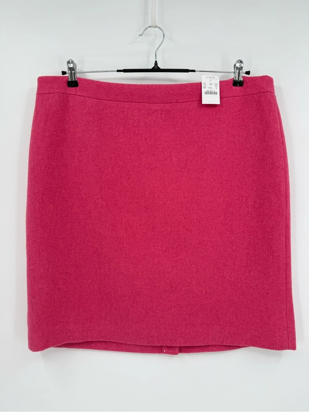 J. Crew Mercantile Wool Blend Lined PinkPencil Skirt Size 18